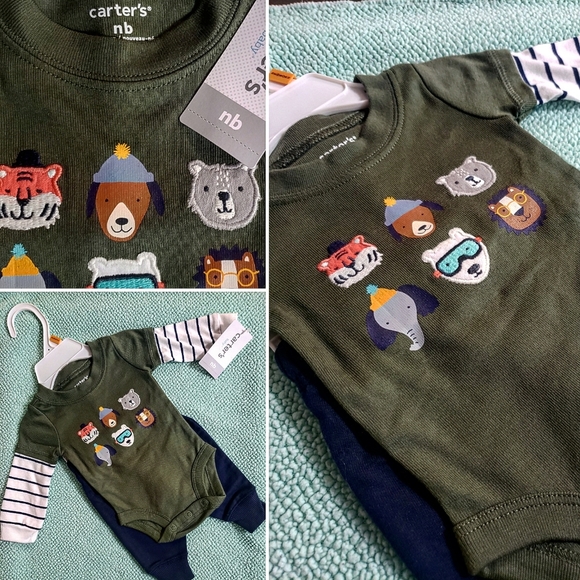 Carter's Newborn 2 Piece set - Picture 1 of 4